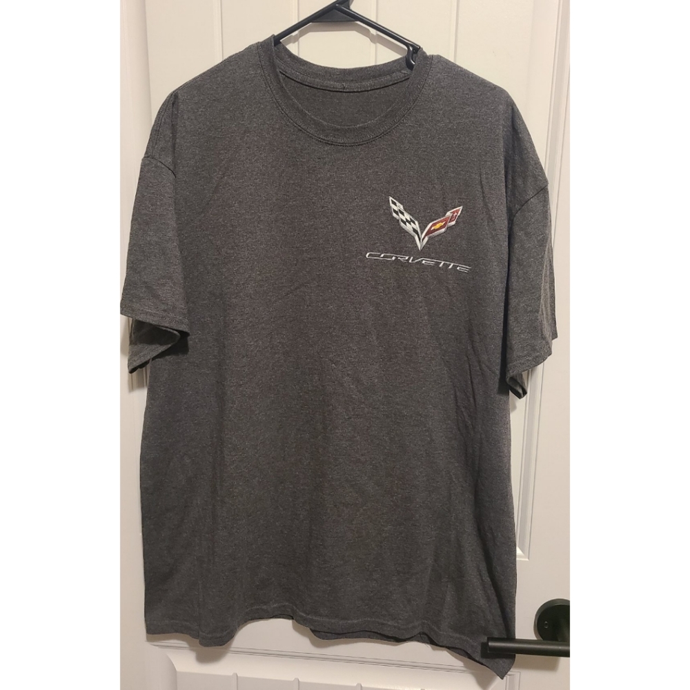 Corvette shirt XL gray logo